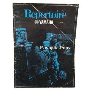 Yamaha Repertoire Favorite Pops Piano Songbook Sheet Music 17 Songs 1976